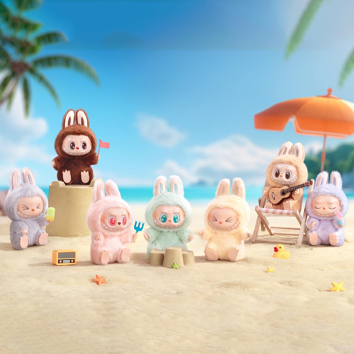 Labubu Vinyl Plush Hehe – Have a Seat Series