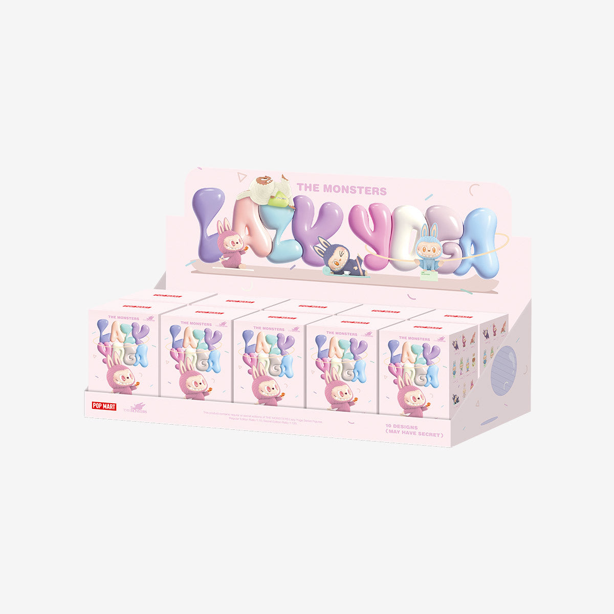 Labubu Lazy Yoga Box Set – Complete 10 Figurines