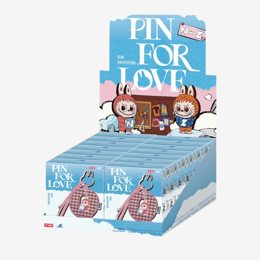 Labubu - LETTERS Pin for Love, Keychain